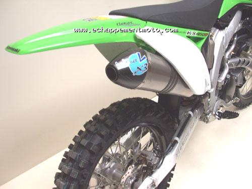echappement moto CROSS KAWASAKI KX-F 450 09 leovince echappement moto CROSS KAWASAKI KX-F 450 09 leovince